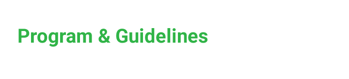 Program & Guidelines