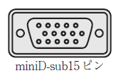 miniD-sub15ピン